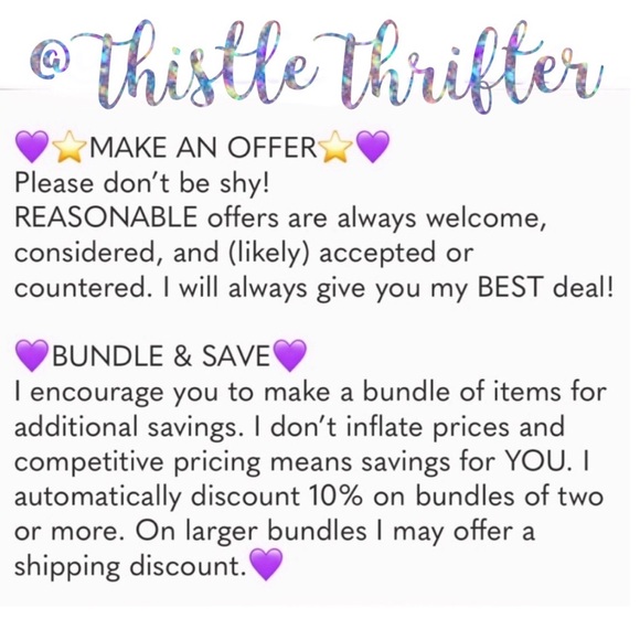 💜 POSH CLOSET INFORMATION 💜 - Picture 9 of 14